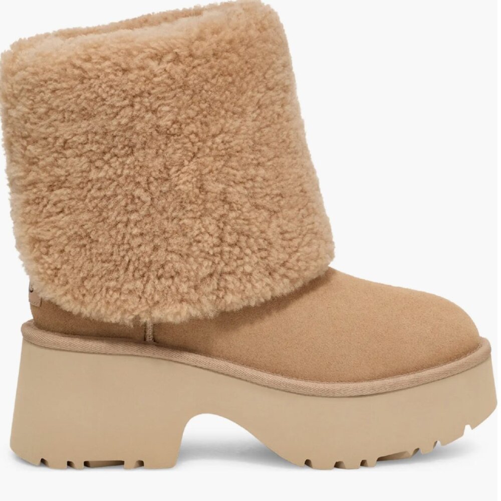 UGG Classic New Heights Genuine Shearling Cuffable Boot (Women)